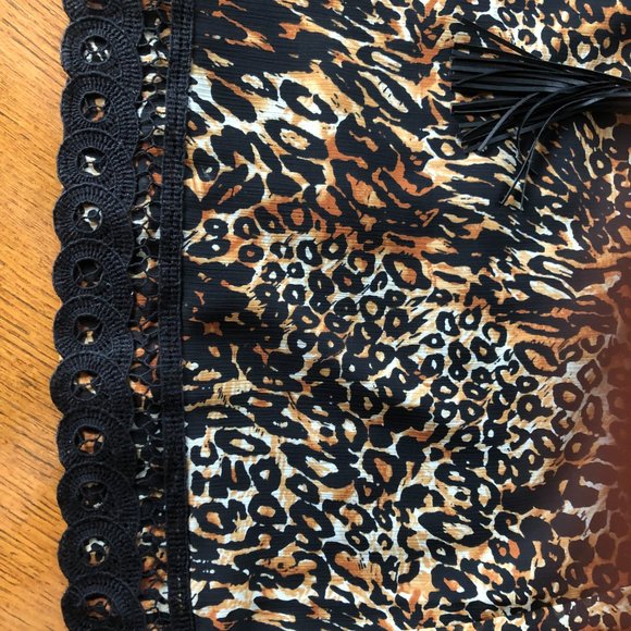 animal print TAHARI dress - Picture 6 of 6